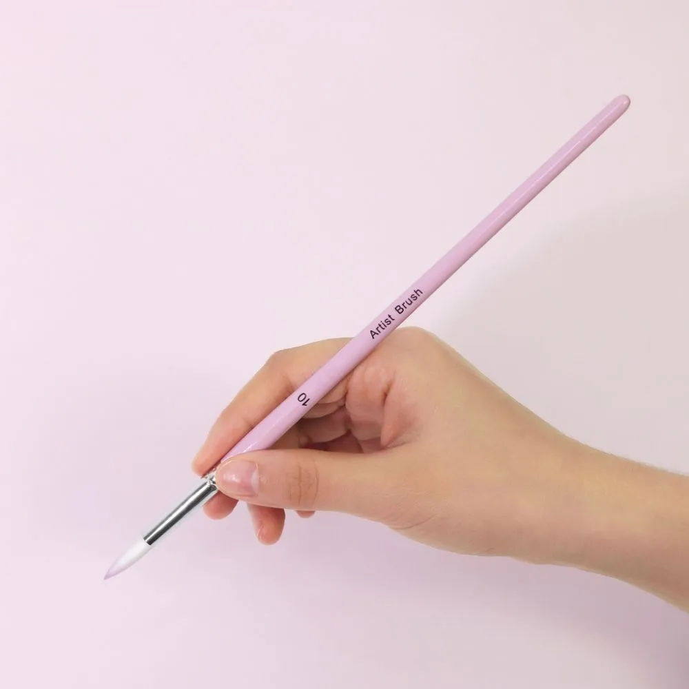 Figured'Art penselen set 6 stuks schilderen op nummer nylon