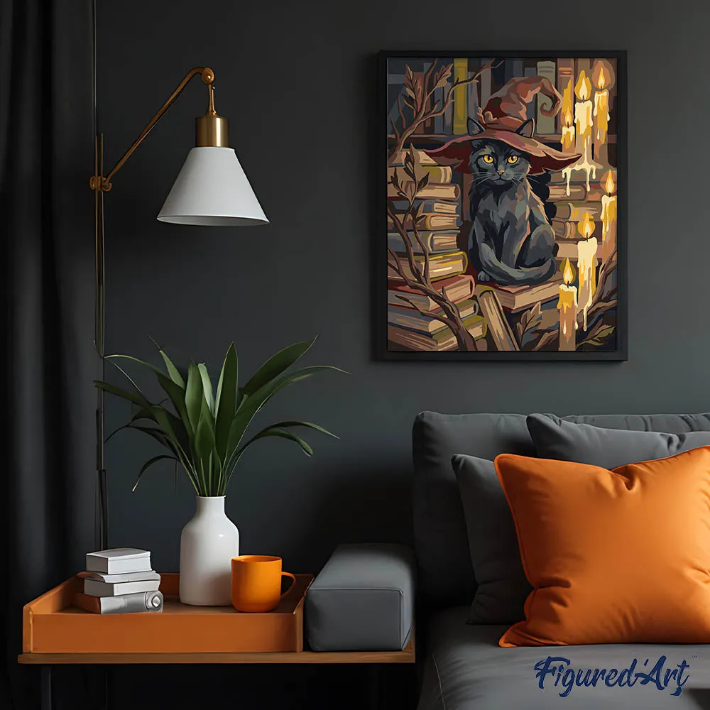 Figured'Art Bewaarster van duistere magie schilderen op nummer 40x50 cm