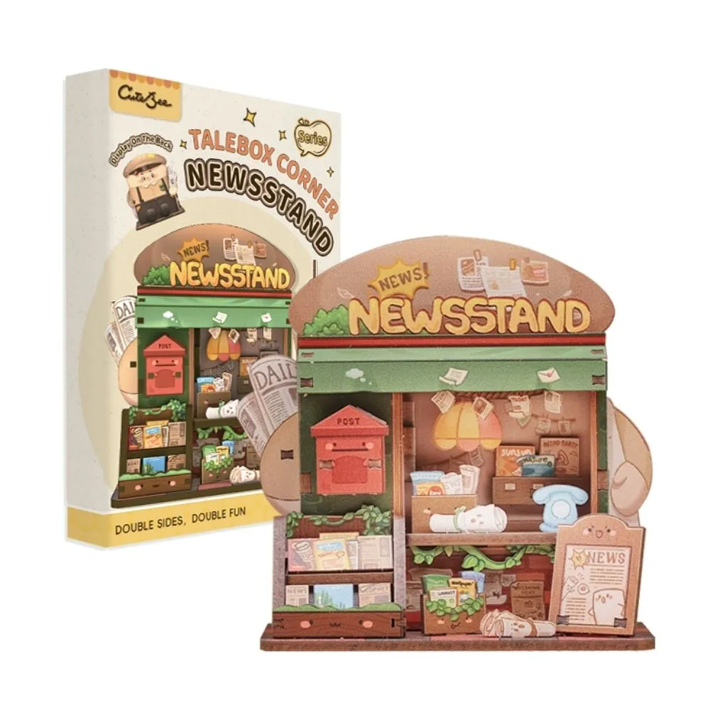Figured'Art Kleine Krantenkiosk miniatuurhuisje 50 delen
