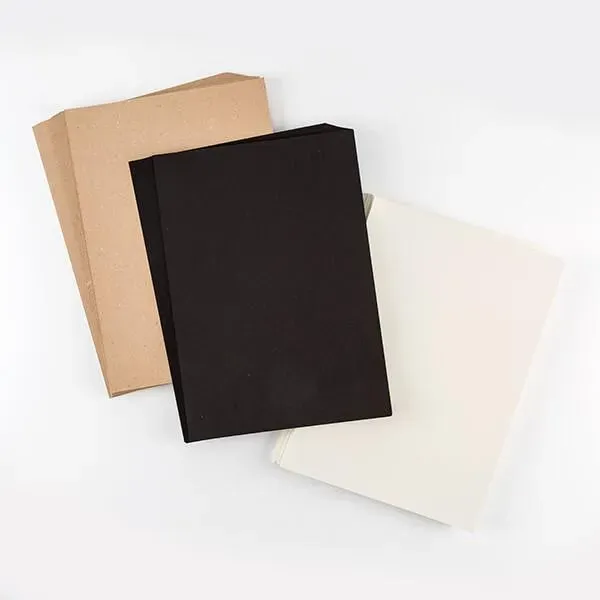 Craft Buddy premium knutselkarton 100 vellen zwart kraft parel