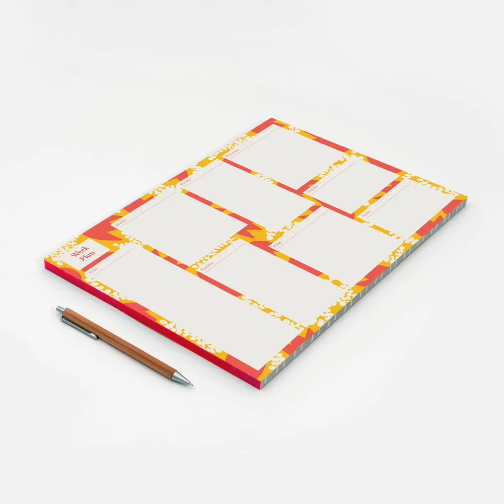 Studio Wald A4 Week Planner weekplanner tulp 52 pagina's
