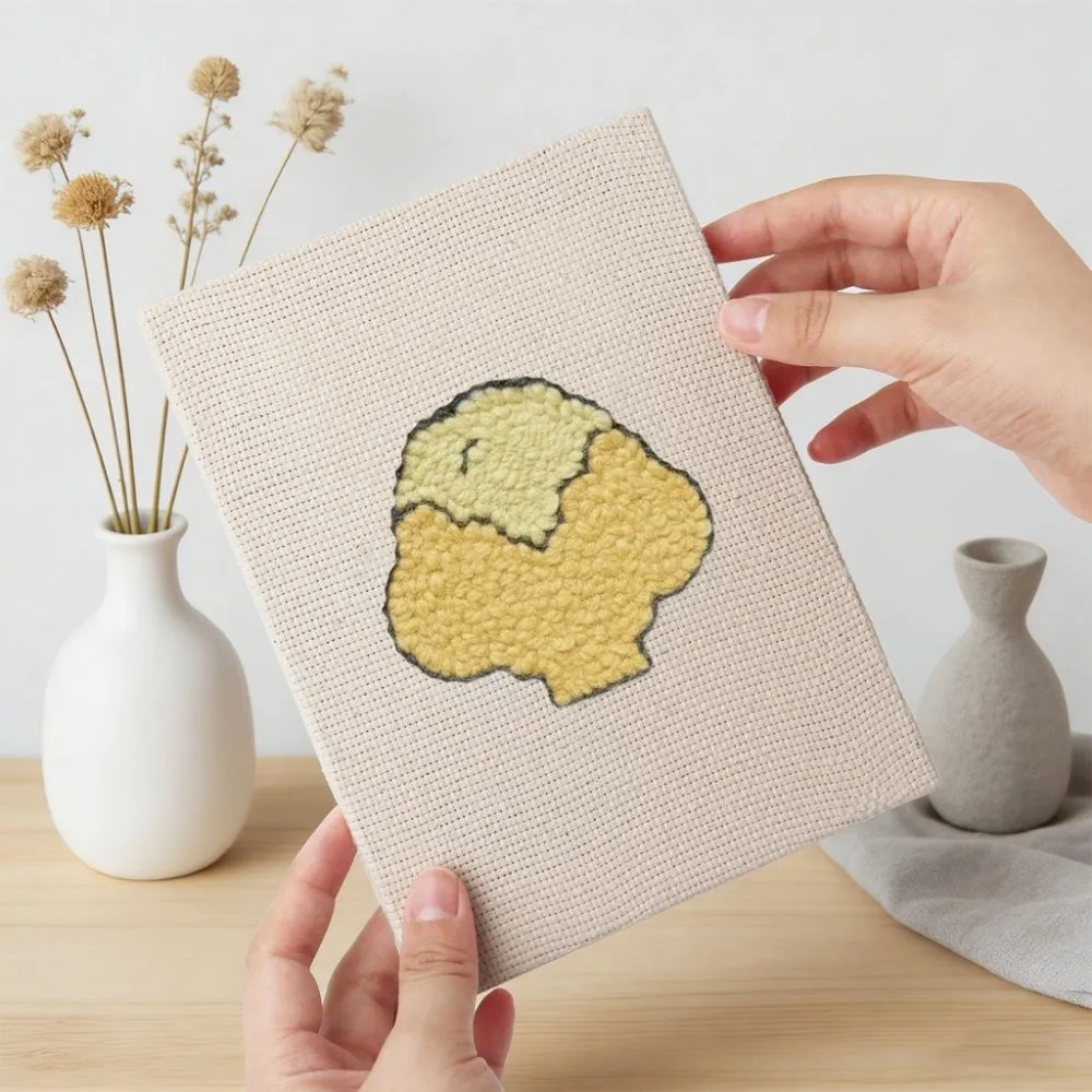 Figured'Art Rijkdom Natuur punch needle set 4 frames botanisch
