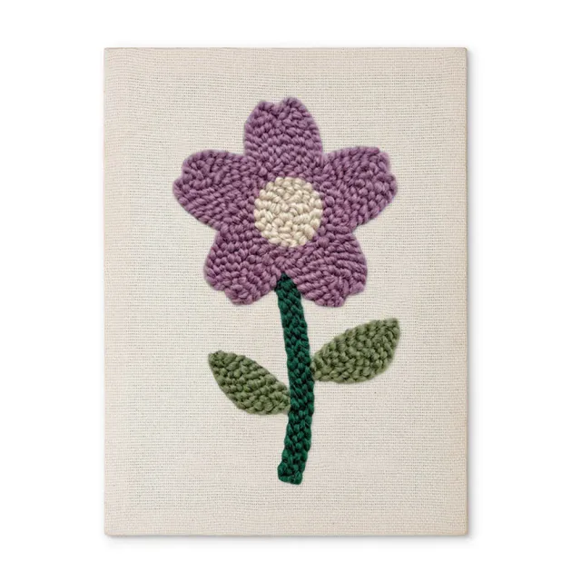 Figured'Art Zachte Lentebloem punch needle pakket 20x30 cm met frame
