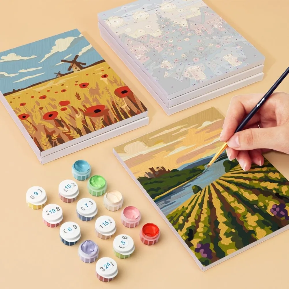 Figured'Art Mini Hallo Duitsland schilderen op nummer 15x20 cm 6 stuks