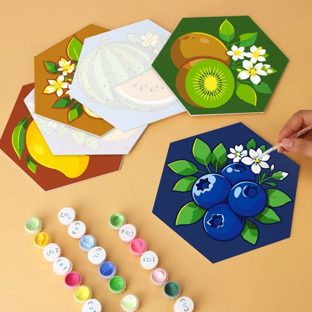Figured'Art Mini Serie Sappige collectie schilderen op nummer 6 stuks