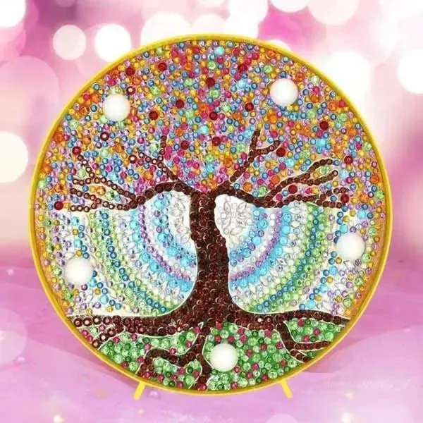 Figured'Art Boom diamond painting LED-lamp 15 cm