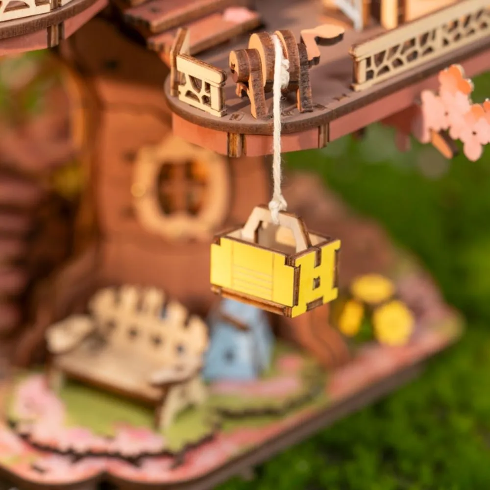 Figured'Art Sakura Boomhuis 3D puzzel 535 stukjes Japans