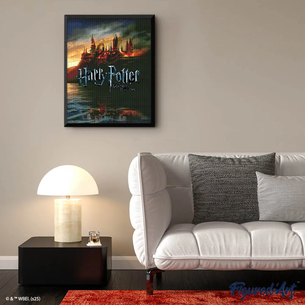 Figured'Art Harry Potter Hogwarts in Vlammen diamond painting 40x50cm