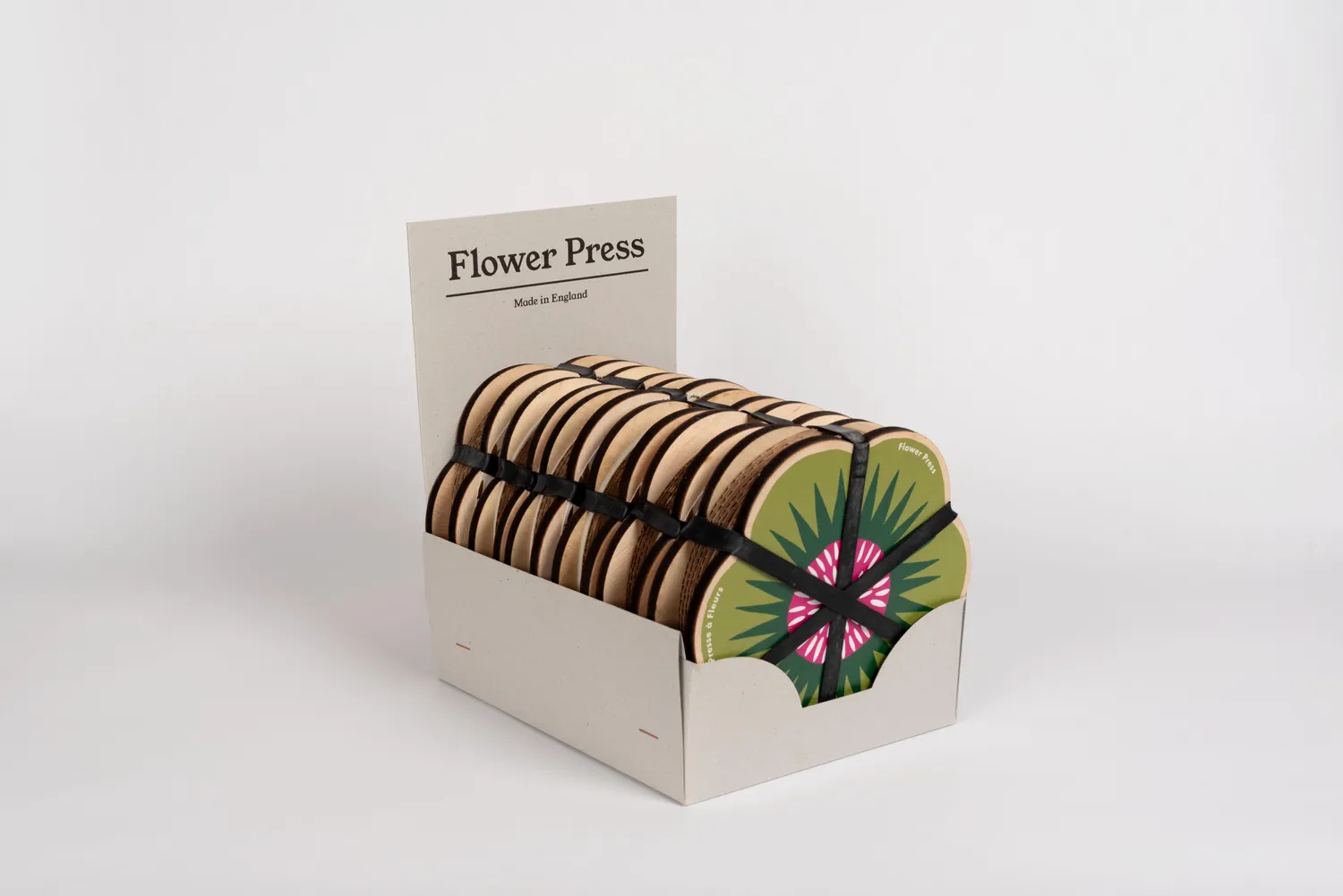 Studio Wald Flower Shaped bloemenpers lichtgroen rond