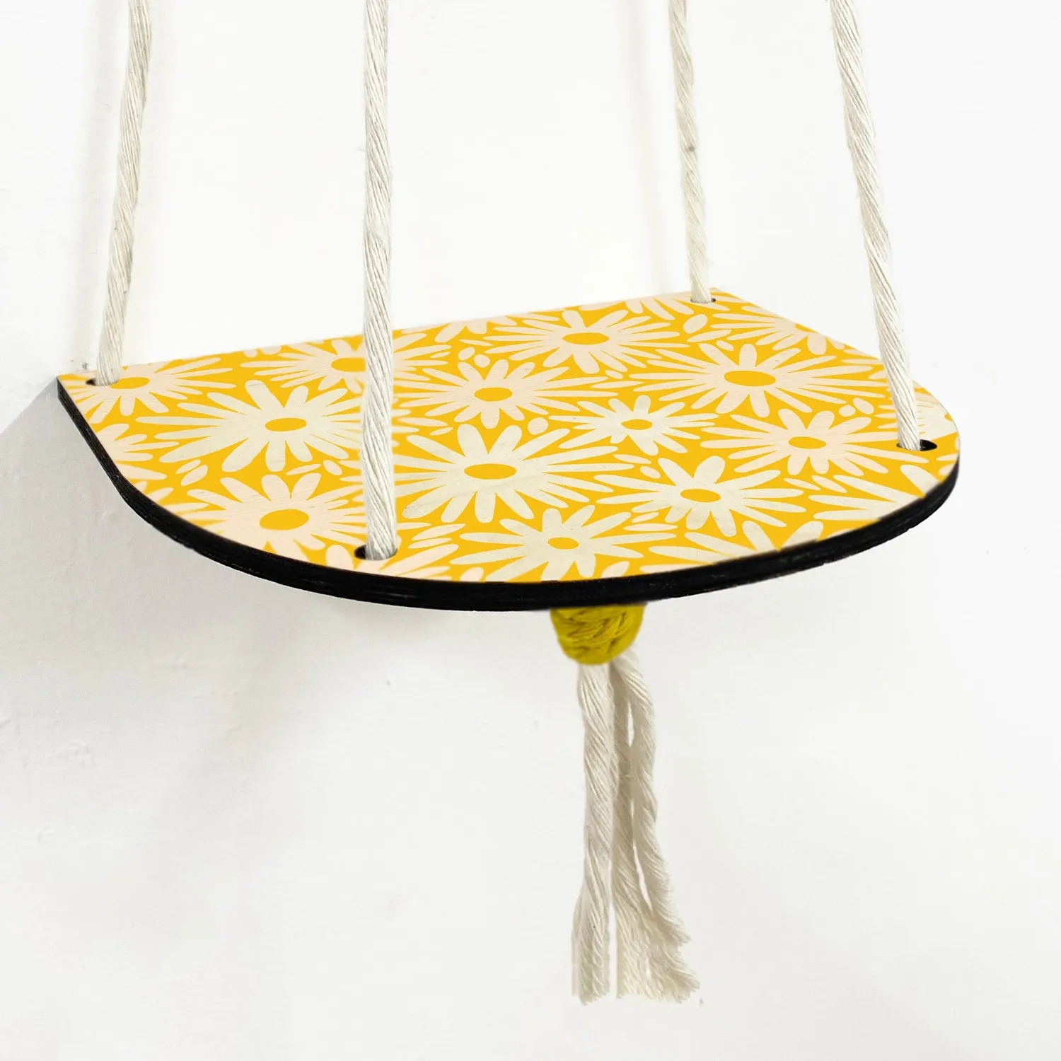 Studio Wald Hanging Plant Shelf plantenhanger Warm Yellow 20 cm