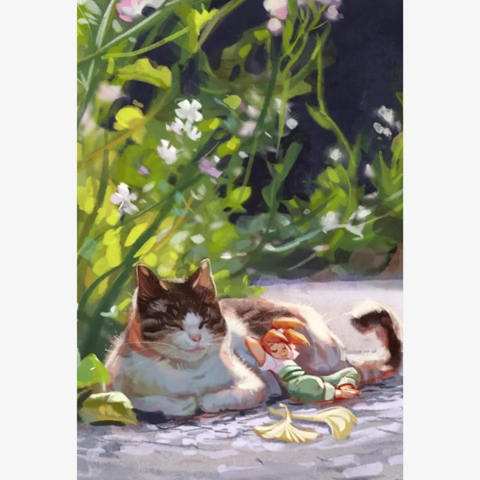 ARTDOT Warm in the Sun diamond painting vierkant 47,5x70