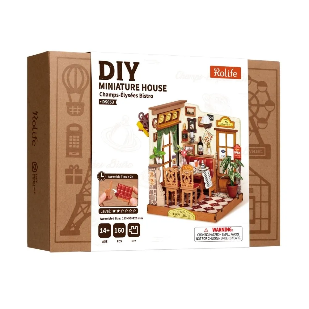 Figured'Art Champs-Élysées bistro miniatuurhuisje 160 stukjes