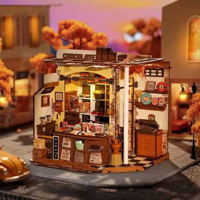 Figured'Art Henry's Chocolade miniatuurhuisje bouwpakket 330-delig