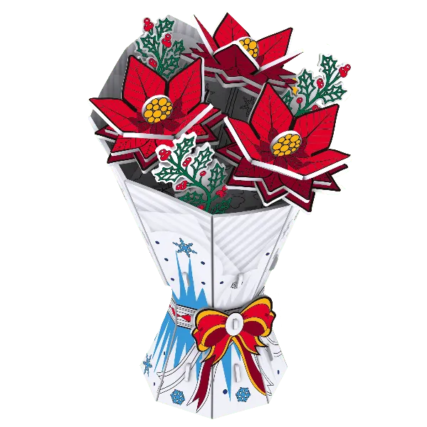 Craft Buddy 3D Colour Me Pretty Poinsettia puzzel 13x17x20cm