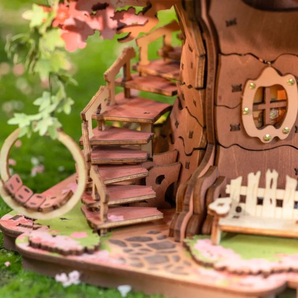 Figured'Art Sakura Boomhuis 3D puzzel 535 stukjes Japans