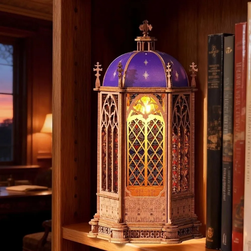 Figured'Art Sterrenkoepelkathedraal 3D puzzel 118-delig met led