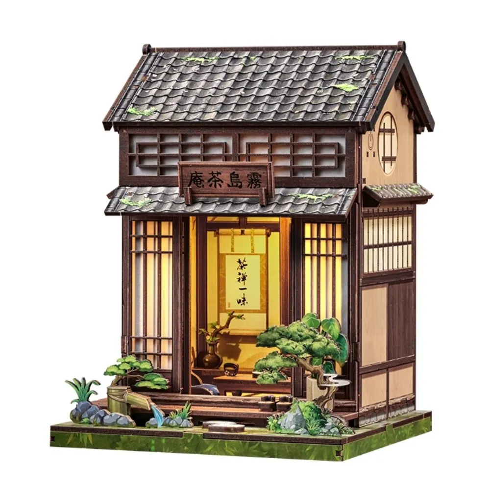 Figured'Art Kirishima Theesalon miniatuurhuisje 19x14 cm met led