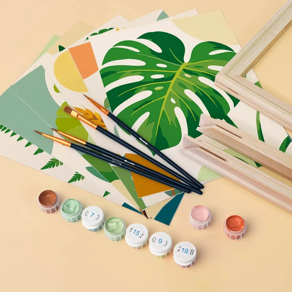 Figured'Art Mini Serie Botanische Illustraties schilderen op nummer 15x20cm