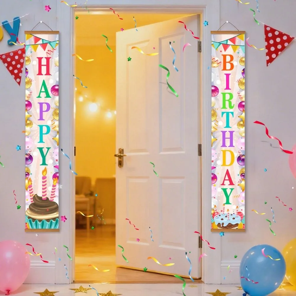 Figured'Art DIY Deur Banners Feestdecoraties schilderen op nummer 20x120 cm