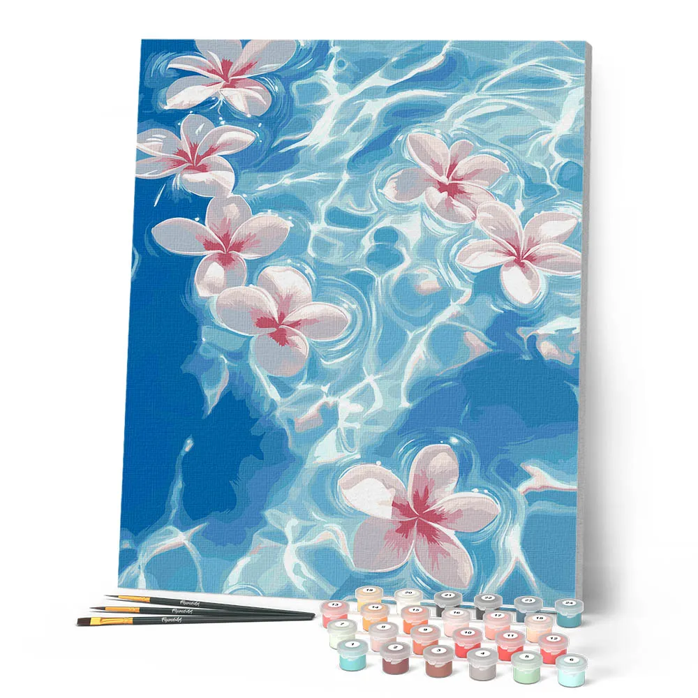 Figured'Art Paradijselijke eilanden schilderen op nummer 40x50cm zomer