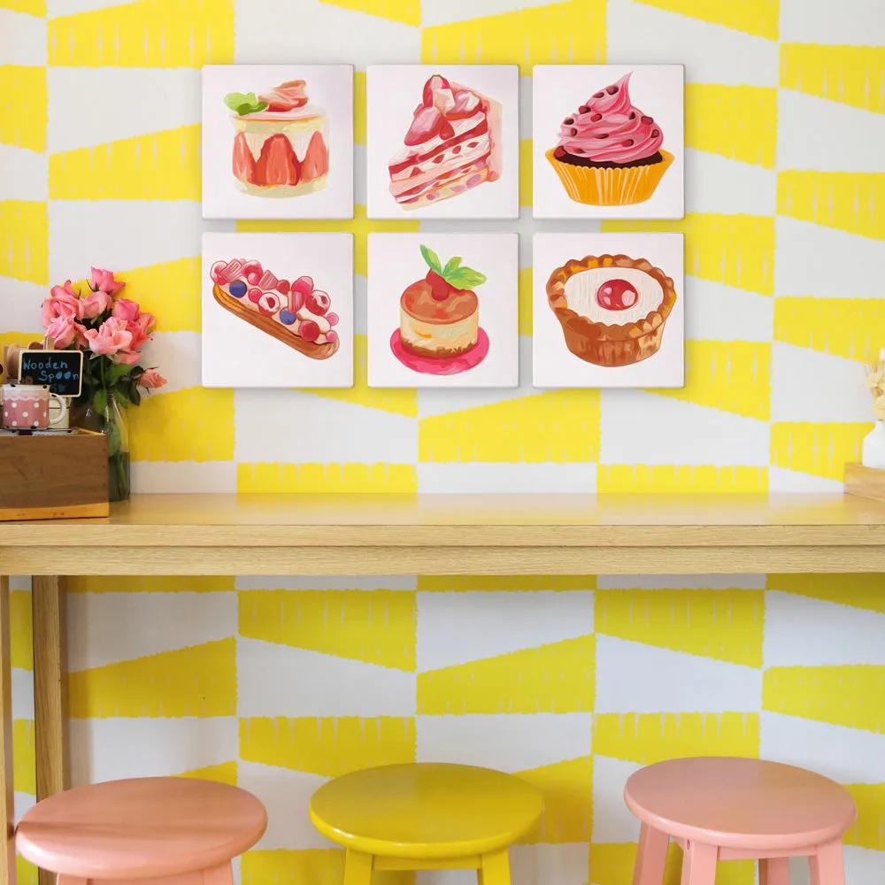 Figured'Art Zoete Desserts 1 mini schilderen op nummer 6x15x15