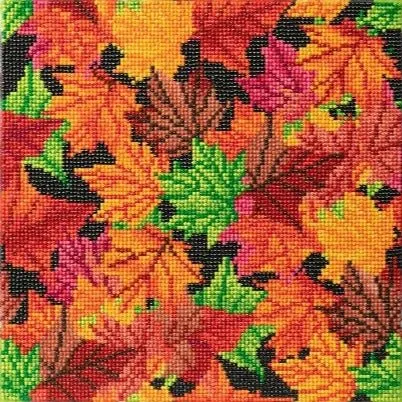 Craft Buddy Crystal Art Falling Leaves canvas kit 30x30 full crystal