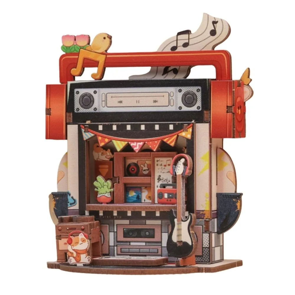 Figured'Art Platenwinkel miniatuurhuisje bouwpakket 50 delig