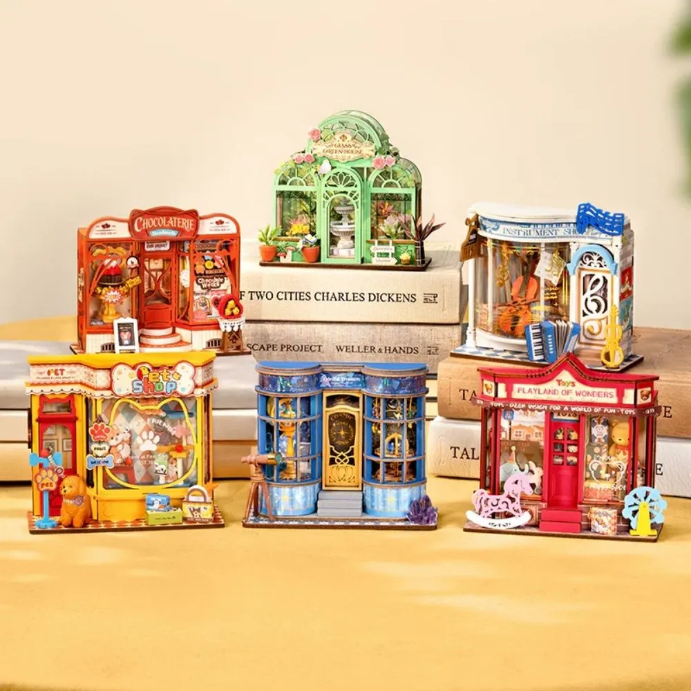 Figured'Art Pawfect dierenwinkel miniatuurhuisje 3D puzzel 76 delen