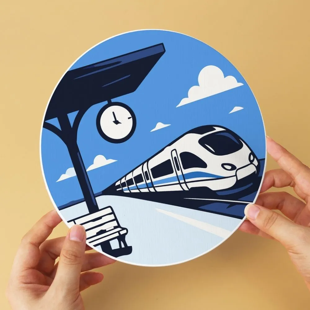 Figured'Art Mini Plekken om te ontdekken schilderen op nummer Ø20cm 6 stuks