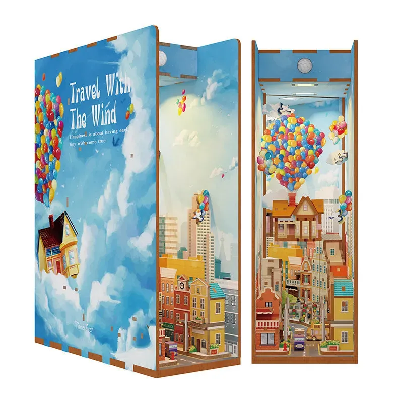 Figured'Art Reis met de Wind book nook 143 stukjes met led