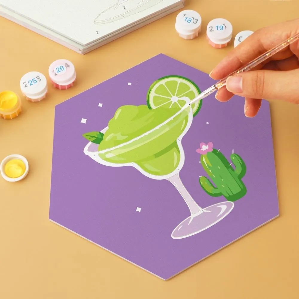 Figured'Art Mini Serie Pastelkleurige cocktailset 6 stuks