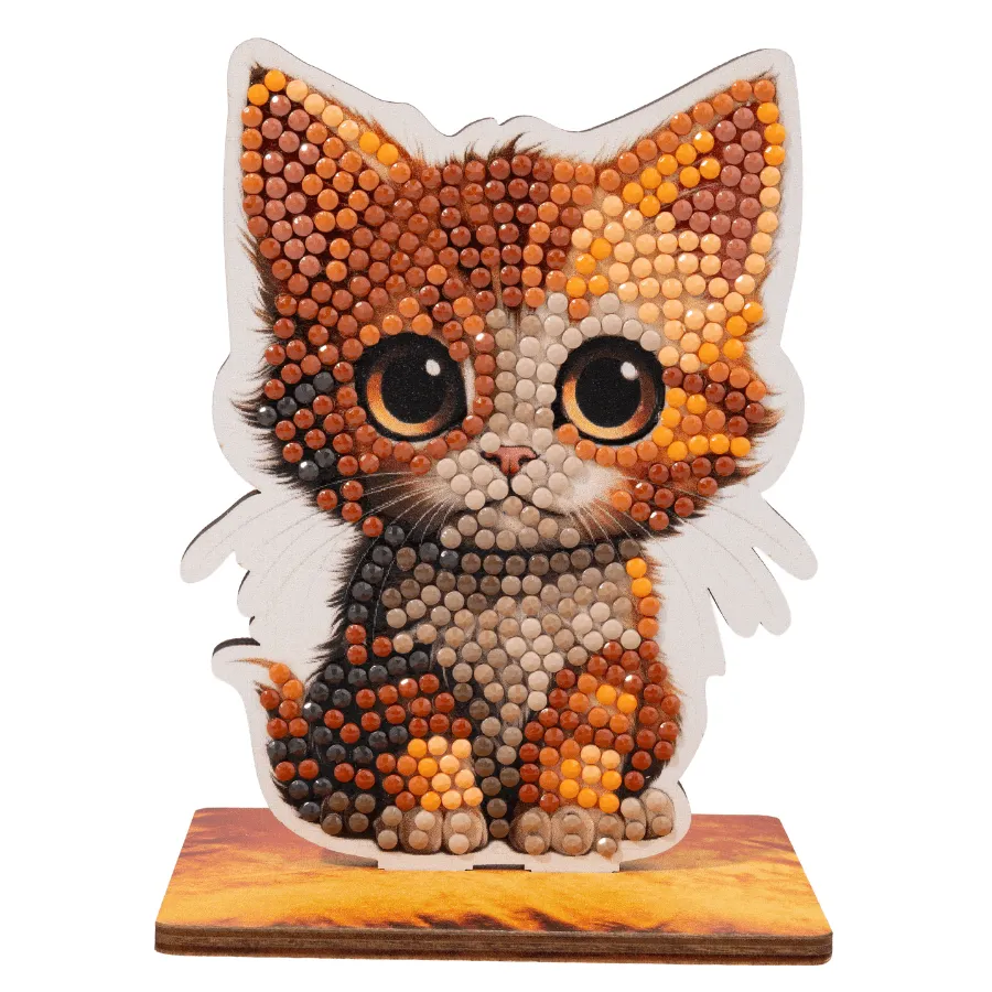 Craft Buddy Crystal Art Wildlife Buddies Kitten figuur 11 cm