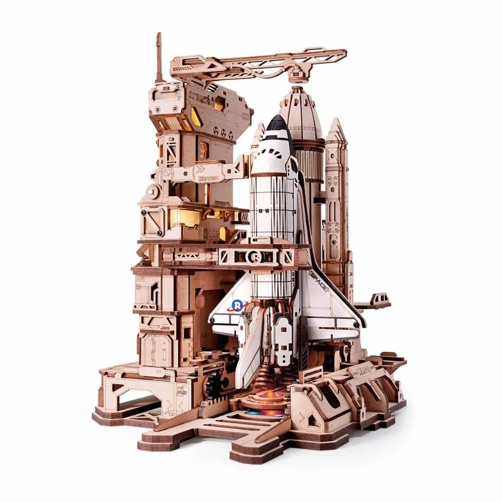 Figured'Art Ruimteshuttle 3D puzzel hout 446 stukjes 24,9cm