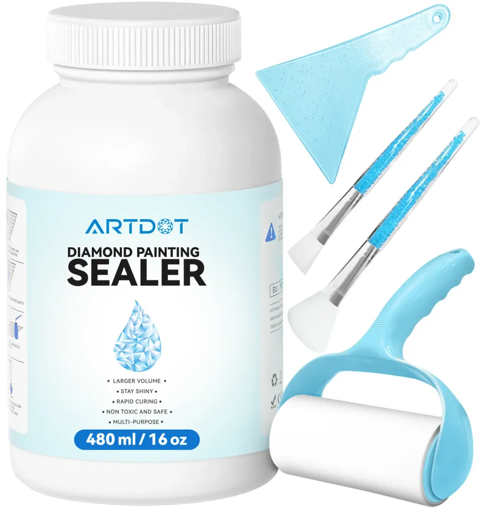 ARTDOT Diamond Painting sealer kit 480 ml glanzend