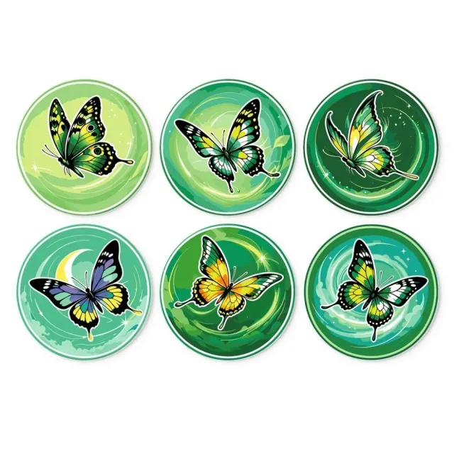 Figured'Art Mini Serie Smaragden vleugels schilderen op nummer Ø20cm 6x