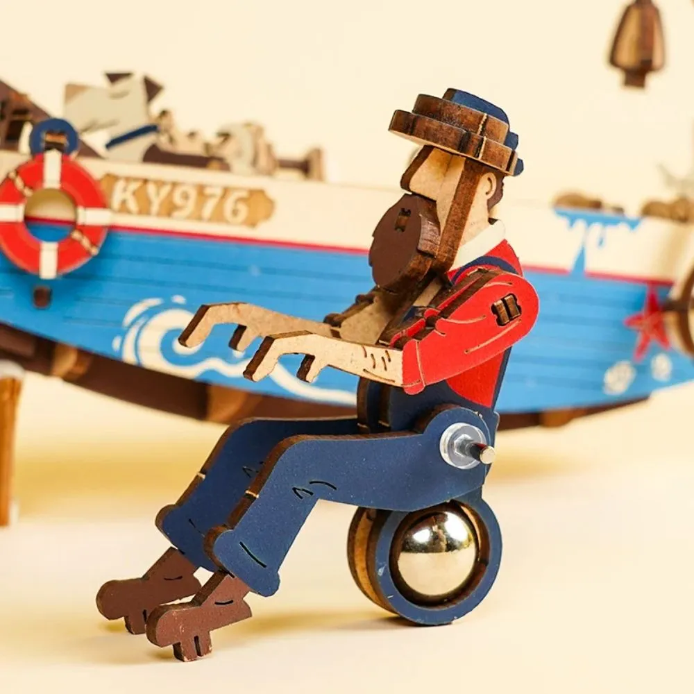 Figured'Art Oceaansvisser 3D puzzel 161 stukjes beweegbaar