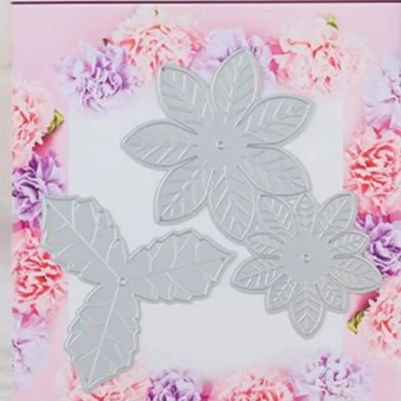 Craft Buddy Forever Flowerz Pretty Poinsettias snijmallen 3 stuks