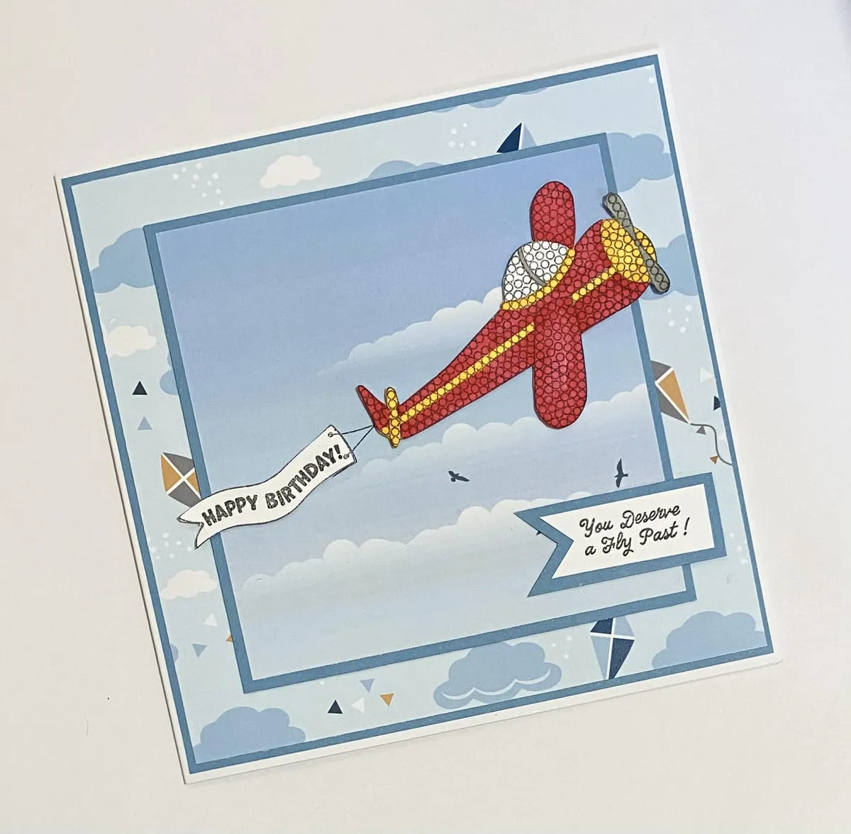 Craft Buddy Crystal Art Flying High stempelset 8-delig A6