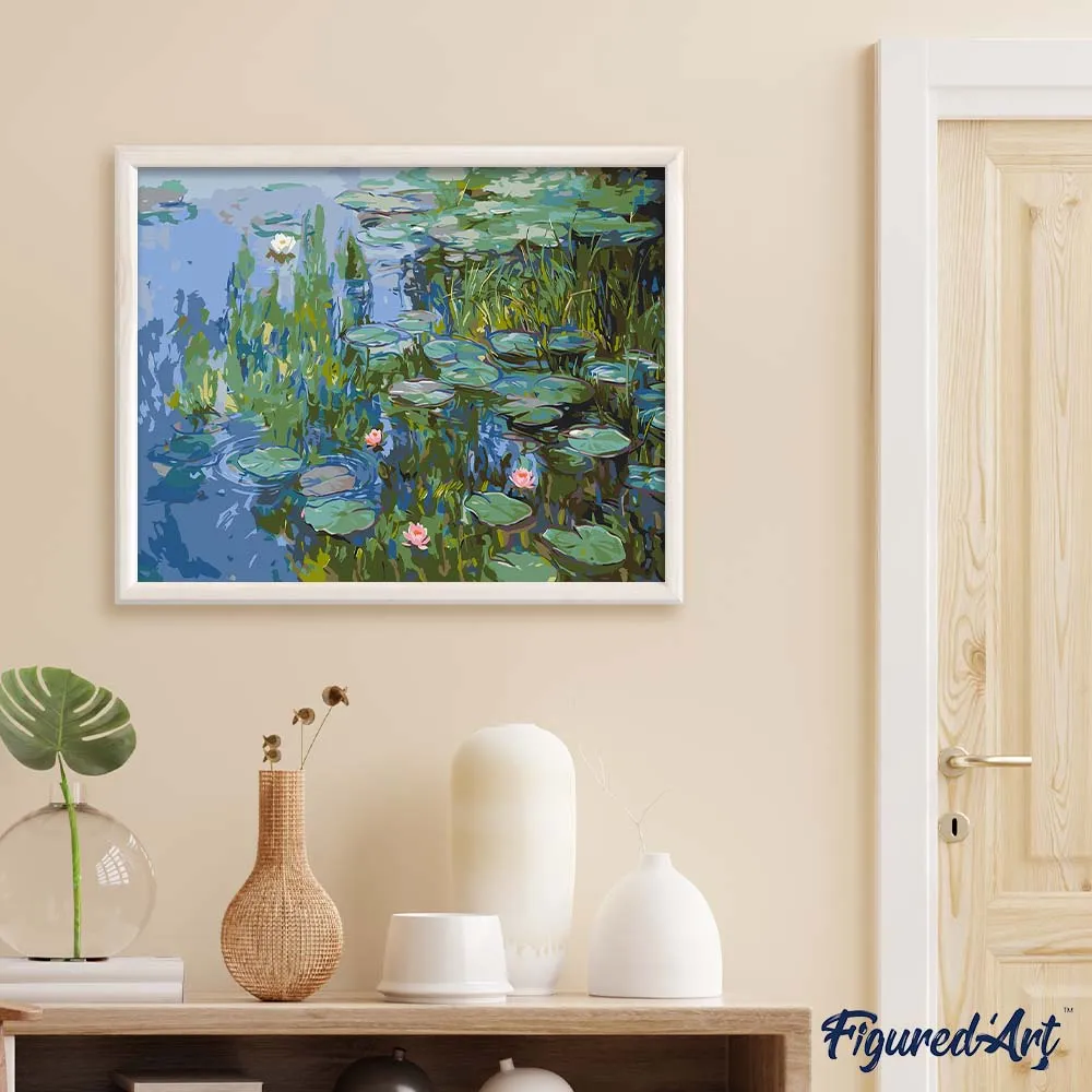 Figured'Art Waterlelies 1915 Monet schilderen op nummer 40x50cm