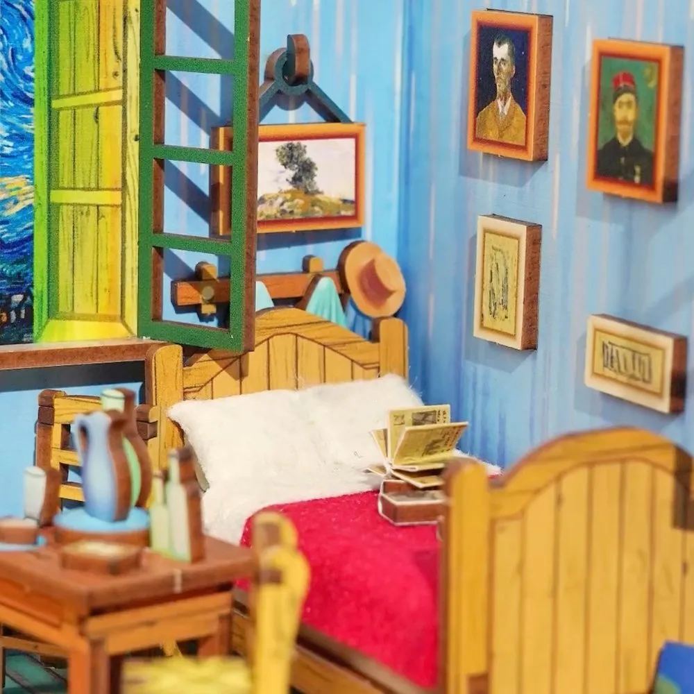 Figured'Art Vincent’s Slaapkamer 3D puzzel 143 stuks met led