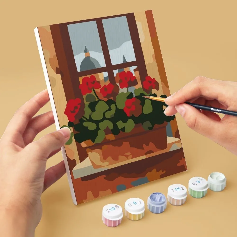 Figured'Art Italiaans Platteland mini schilderen op nummer 15x20cm 6 stuks