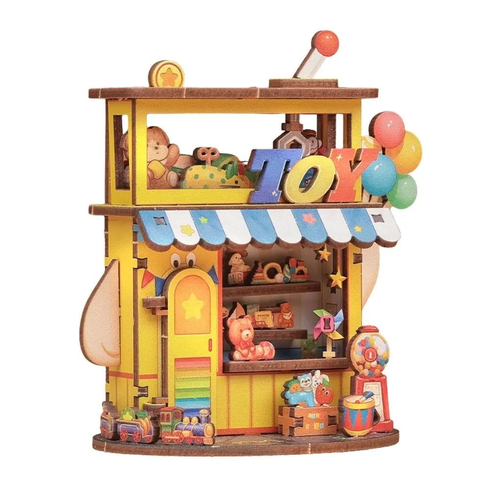 Figured'Art Speelgoedhuis miniatuurhuisje 56-delig speelgoedwinkel