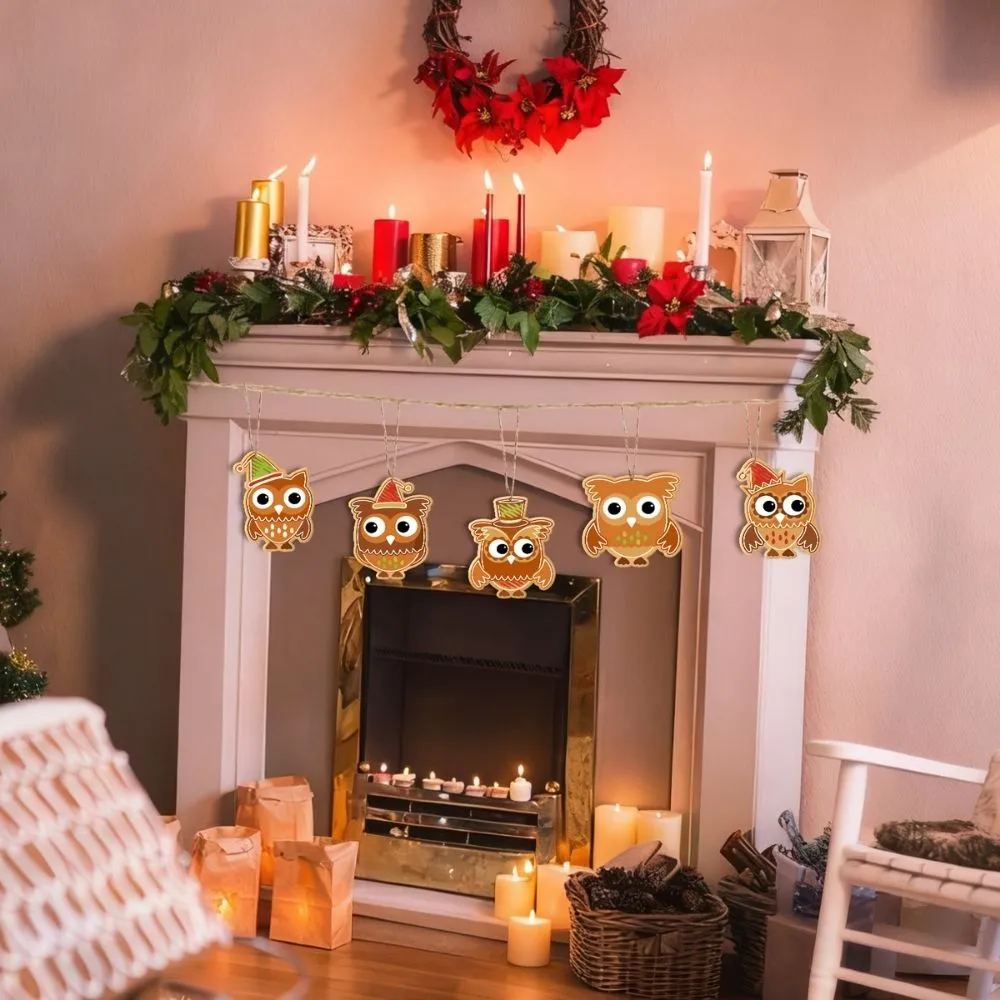 Figured'Art Kerstbos Vrienden kerstornamenten schilderen op nummer 8 stuks