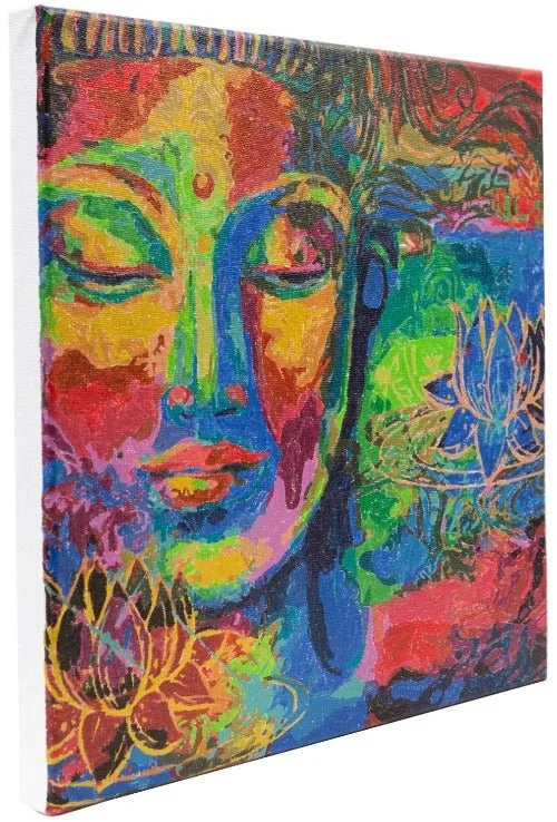 Craft Buddy Lord Buddha schilderen op nummer canvas 30x30