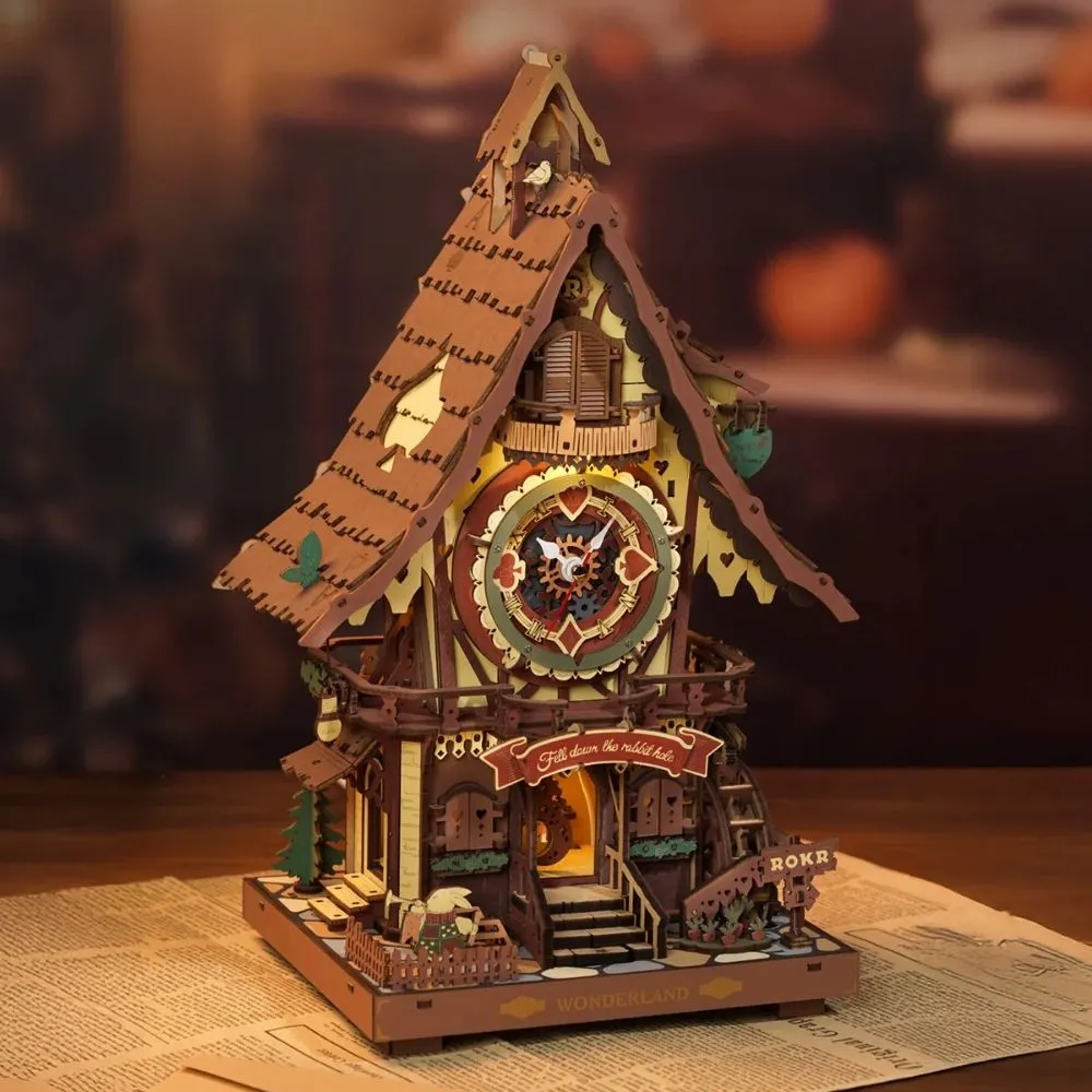 Figured'Art Koekoeksklok 3D puzzel hout 435 stukjes