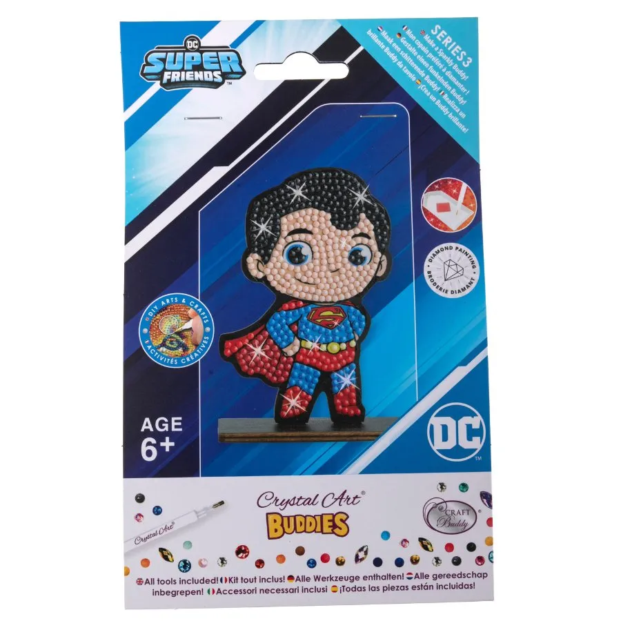 Craft Buddy Superman Crystal Art Buddies figuur diamond painting