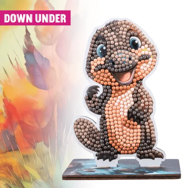 Craft Buddy Crystal Art Wildlife Buddies Platypus diamond painting figuur