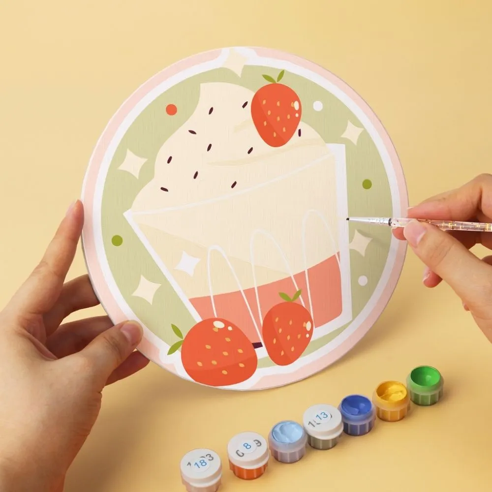 Figured'Art Mini Zoet seizoen schilderen op nummer Ø20cm 6 stuks