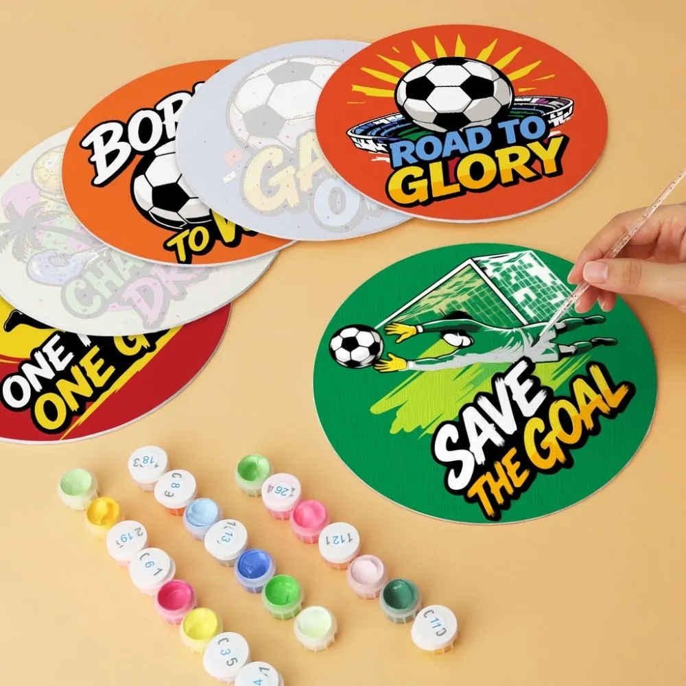 Figured'Art Spel Begint Schilderen op Nummer Schijven 6 stuks