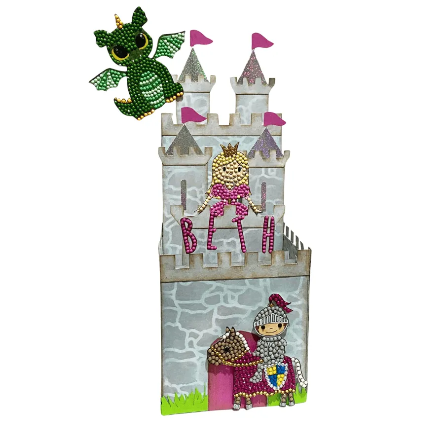Craft Buddy Princess Crystal Art stempelset A6 prinses 7 stuks